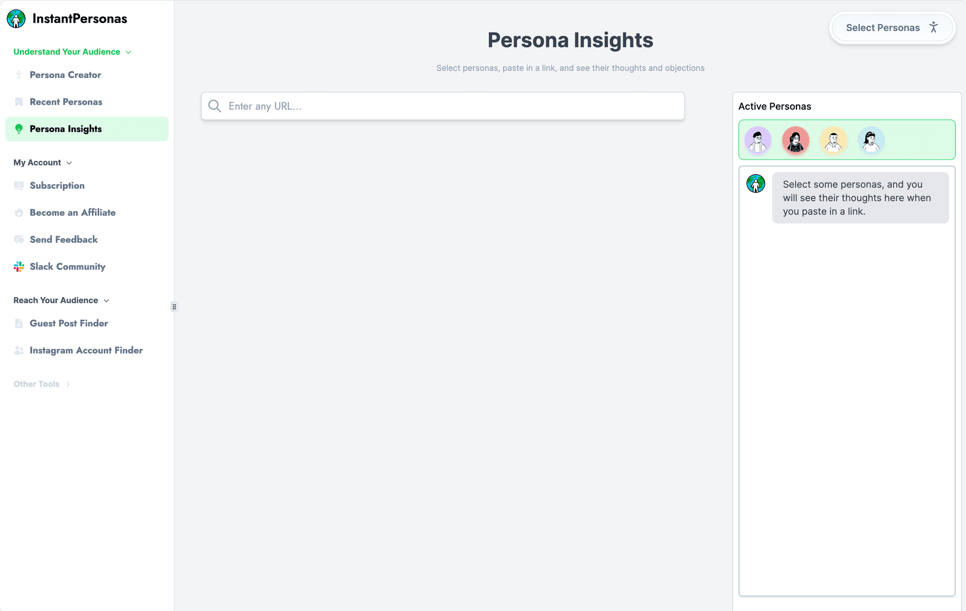 Instant Personas Blog with Real Time Insights