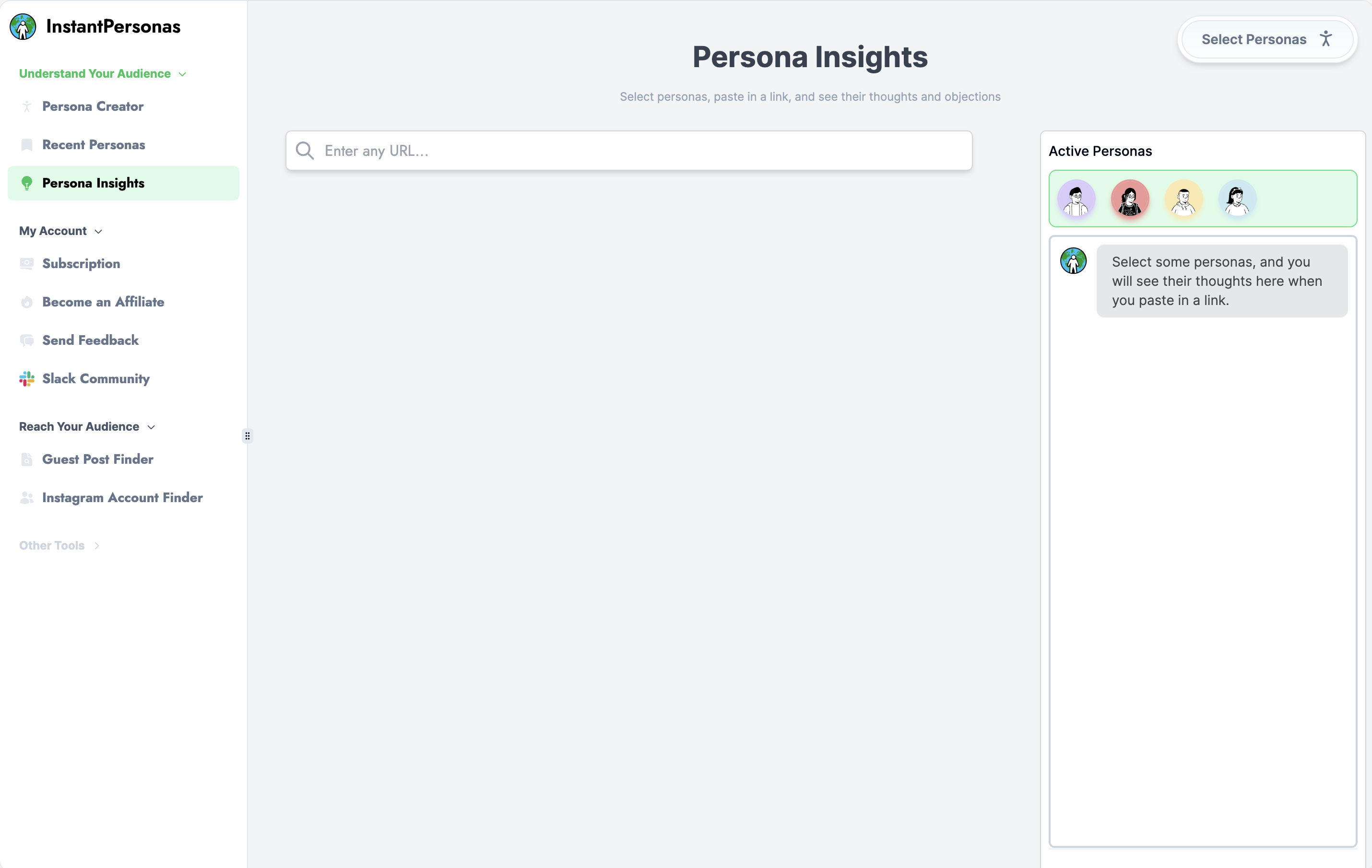 InstantPersonas screenshot 2